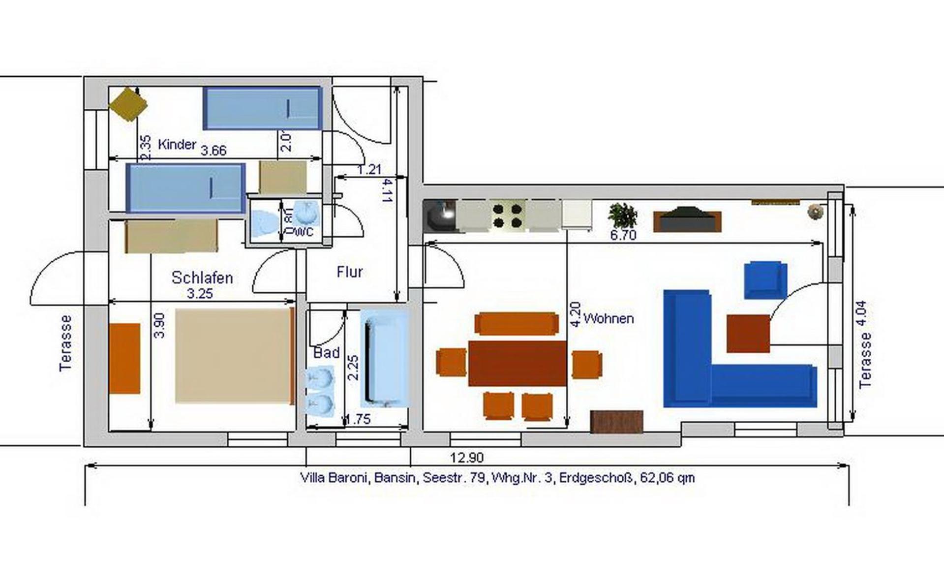 Schoene Ferienwohnung In Seebad Bansin 200M Vom Strand 제바트헤링스도르프 외부 사진